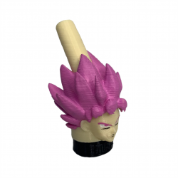 Goku rosa boquilla 3D